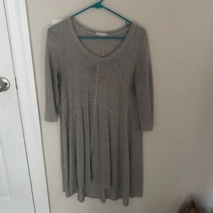 Grey sweater tunic